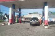 Cek Stok dan Antisipasi Penyalahgunaan BBM, Polres Gresik Patroli SPBU