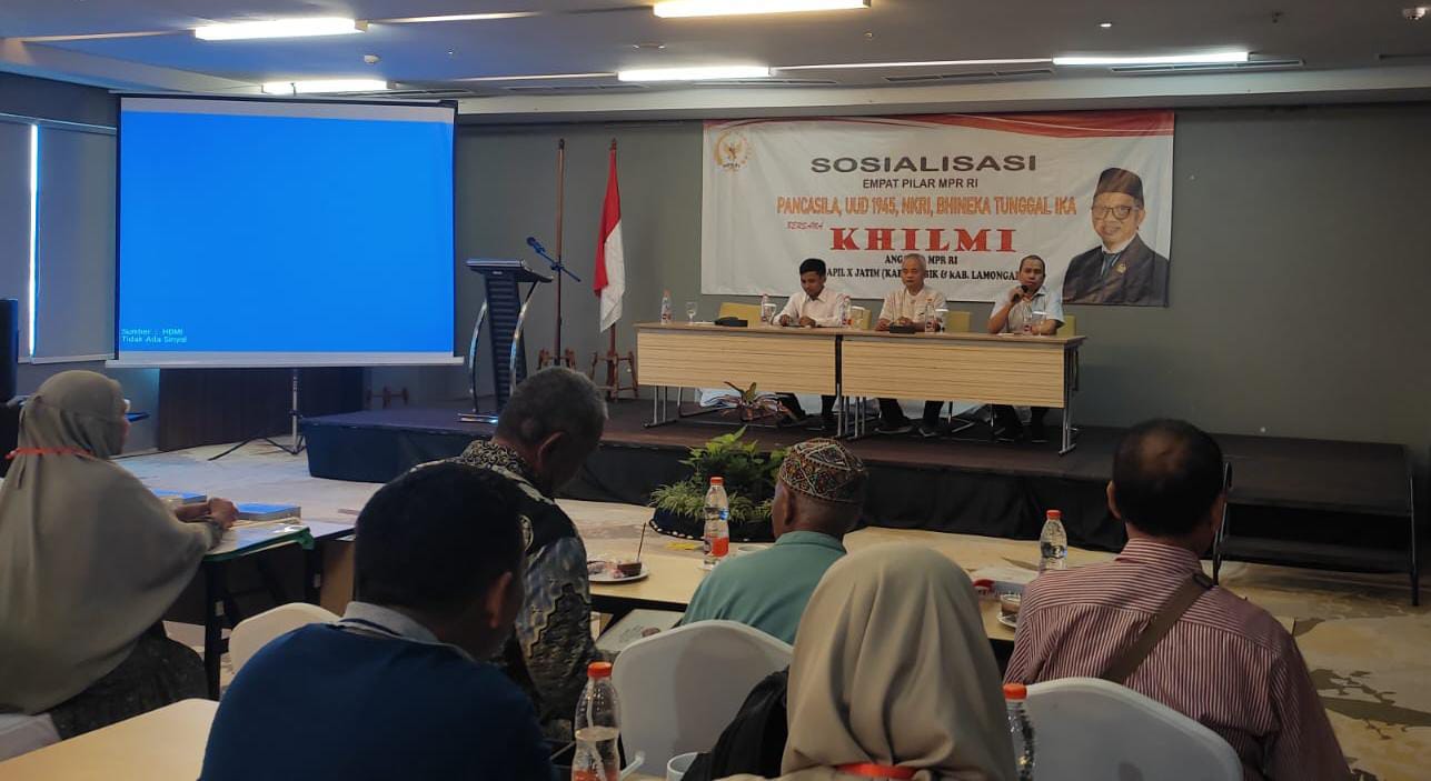 Sosialisasi 4 Pilar, Khilmi Ingatkan Pancasila Sebagai Sumber Segala Sumber Hukum
