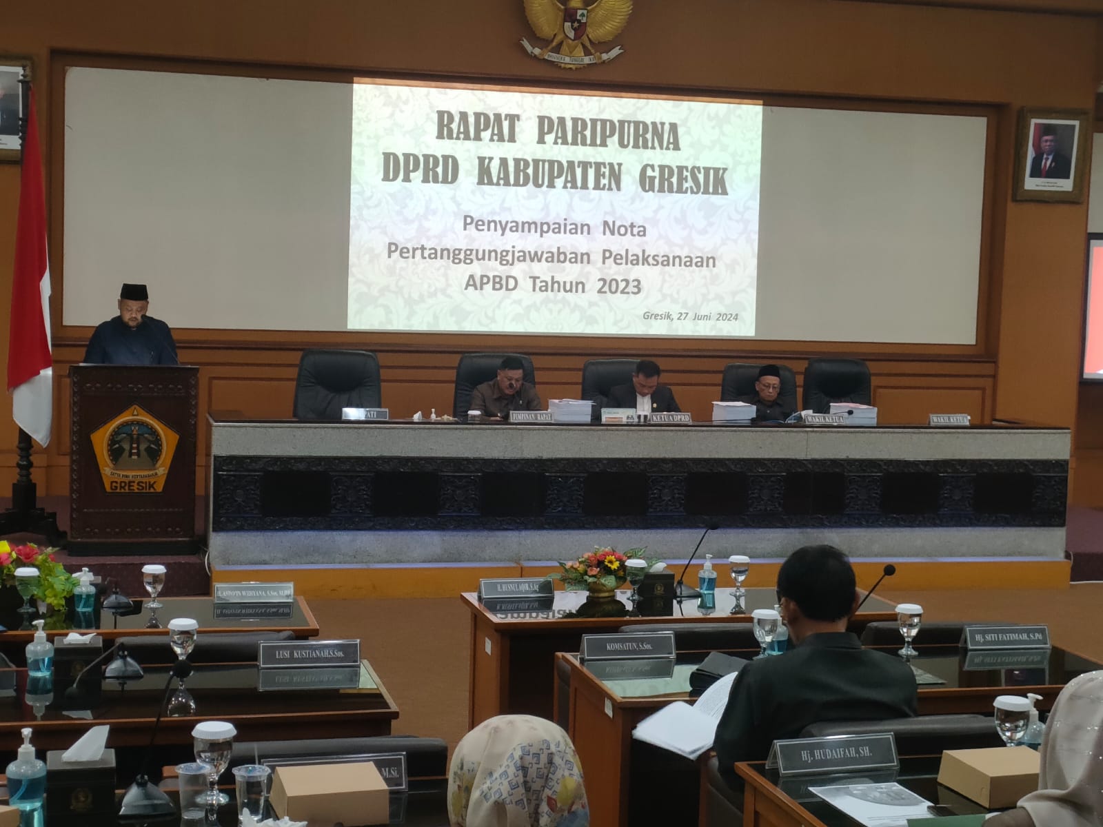 Dewan Nilai Ada Akal-Akalan di LKPJ Pelaksanaan APBD Gresik Tahun 2023