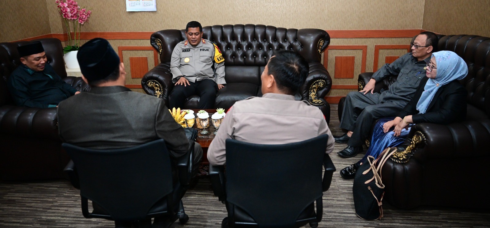 Perkuat Sinergisitas Jaga Kamtibmas Tetap Kondusif, Kapolres Gresik Silaturahmi ke Pimpinan Dewan