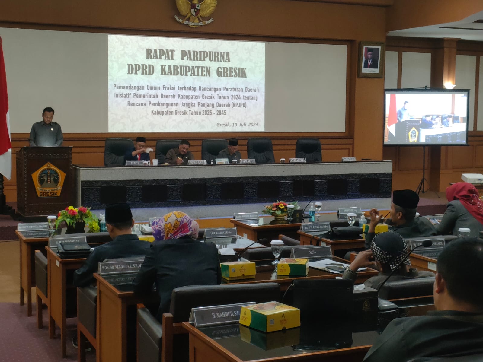 Fraksi Gerindra Konsep Revolusi Industry 5.0 di Ranperda RPJPD Gresik Tahun 2025 – 2045