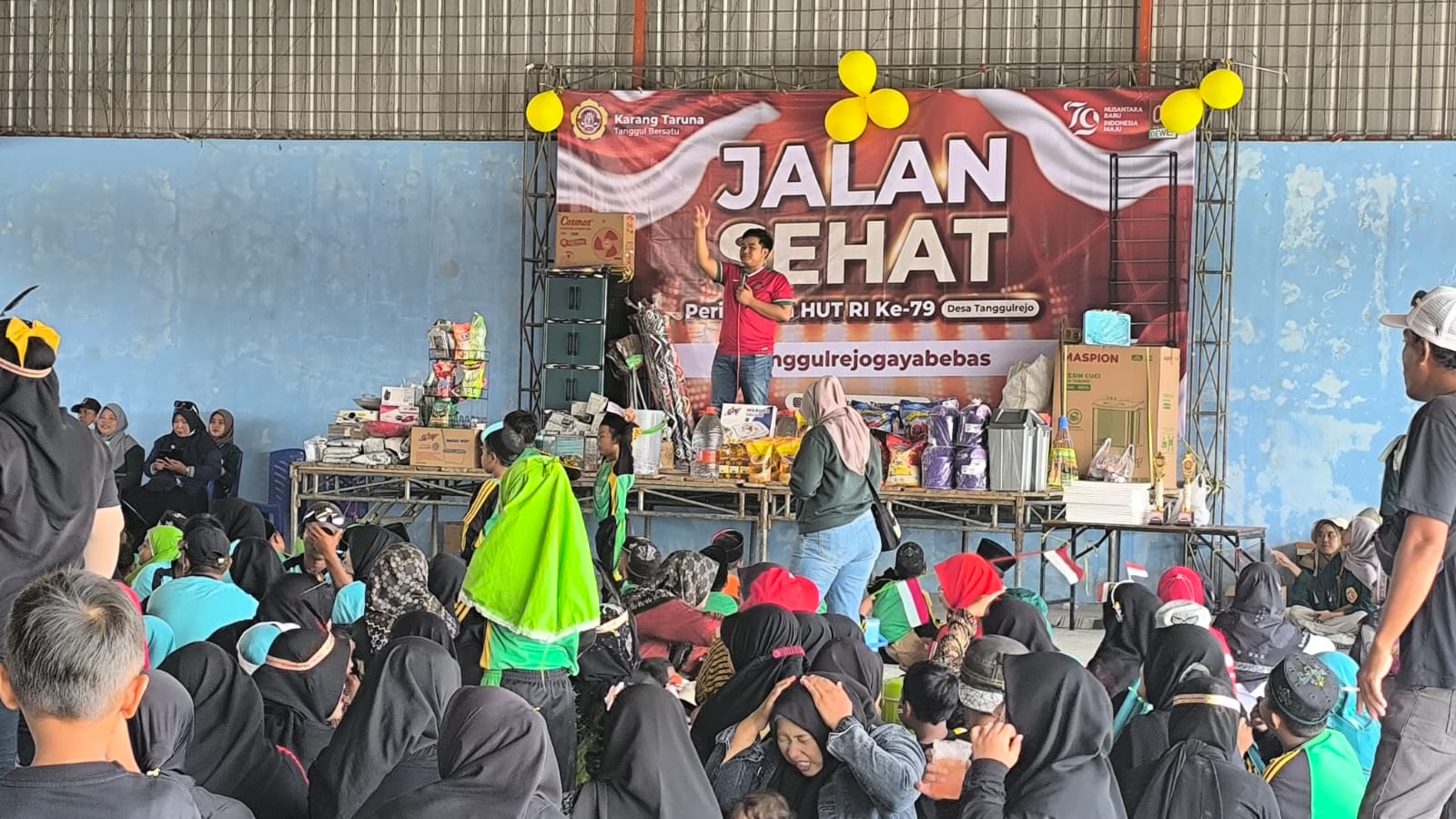 Perayaan HUT Kemerdekaan RI ke- 79 Dimanfaatkan Cabup Syahrul Munir Sapa Warga