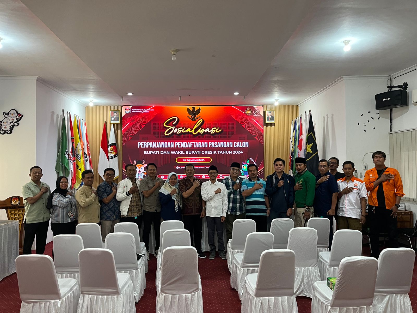 KPU Gresik Perpanjang Masa Pendaftaran Cabup-Cawabup di Pilkada 2024