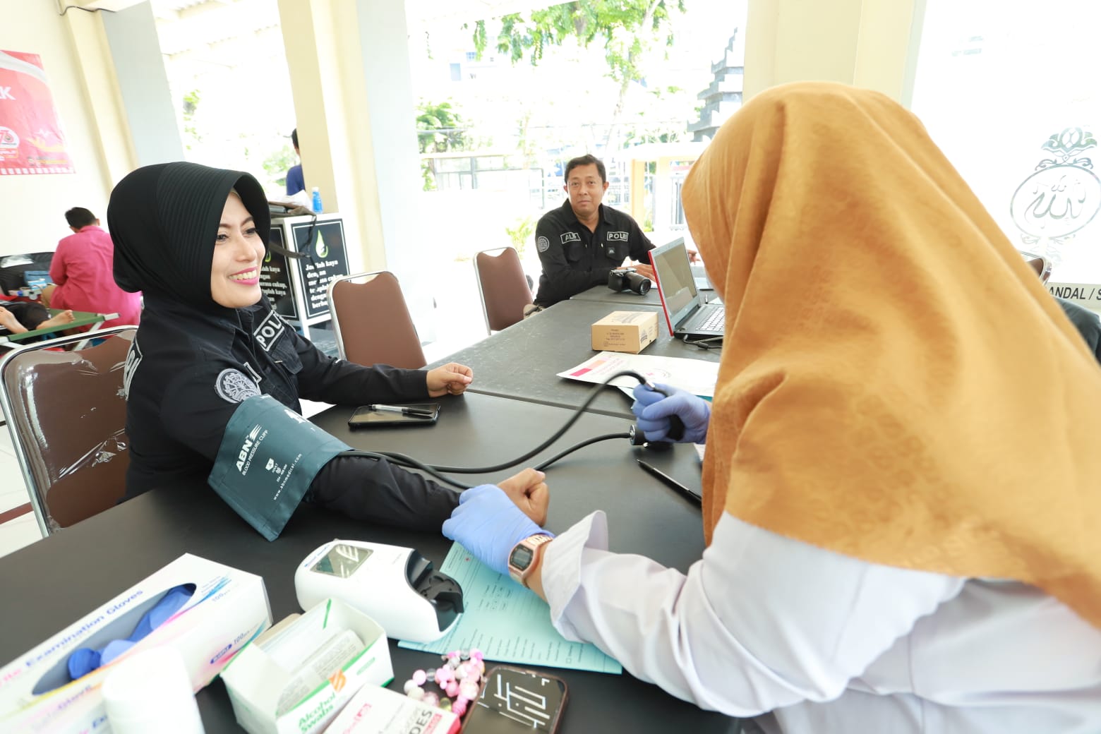 Semarakkan HUT ke-73 Humas Polri, Polres Gresik Gelar Donor Darah