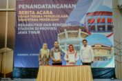 Pascarehabilitasi dan Renovasi, Kementerian PU Serahkan Sementara Stadion Gejos