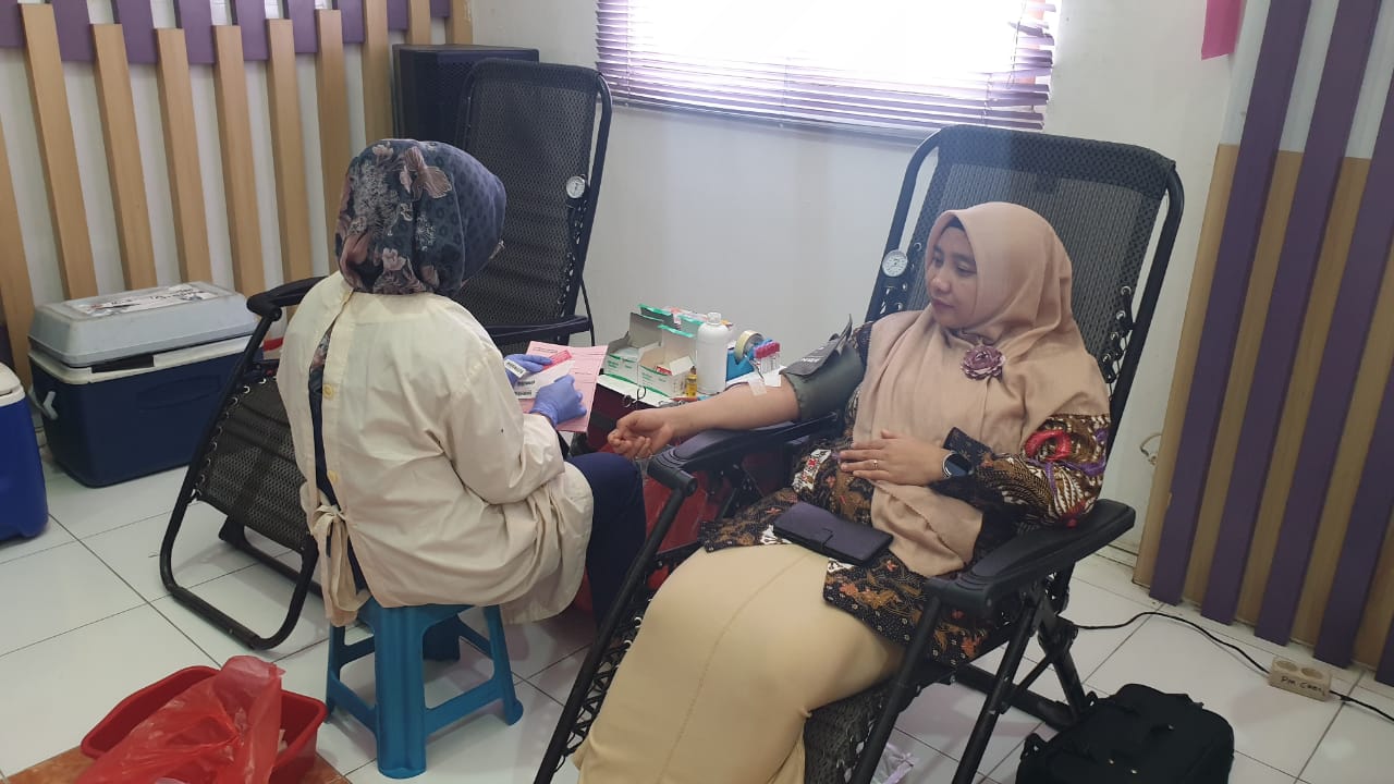 Sambut Hari Pahlawan, RSWH Gresik Gelar Donor Darah