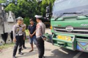Jamin Kelancaran Lalin Selama Nataru, Petugas Gabungan Operasi Truk