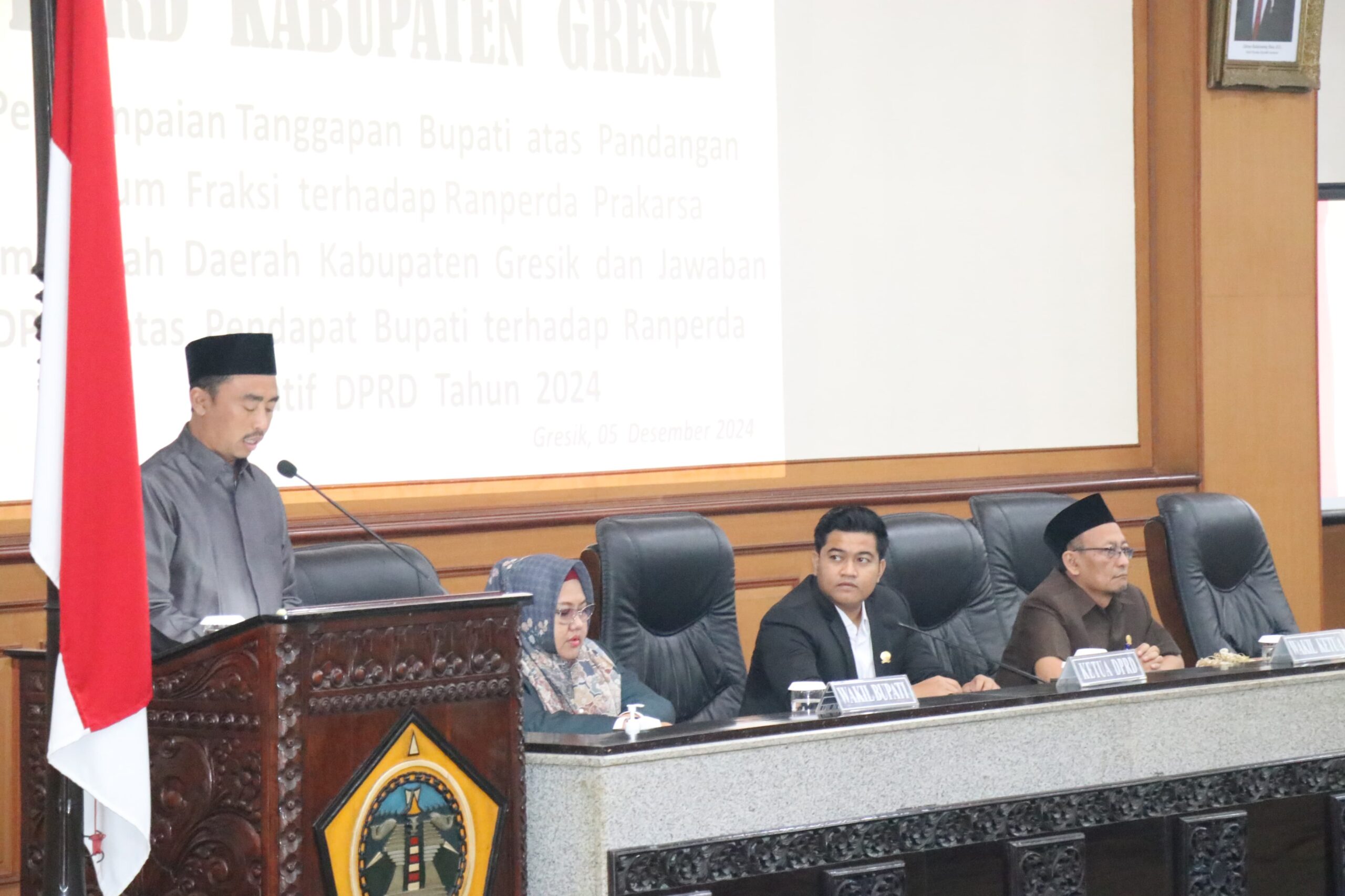 DPRD Gresik Jawab Lugas Pendapat Bupati Soal 4 Ranperda Inisiatif