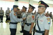 Kapolres Gresik Pimpin Sertijab Kapolsek Dukun dan Kapolsek Kedamean