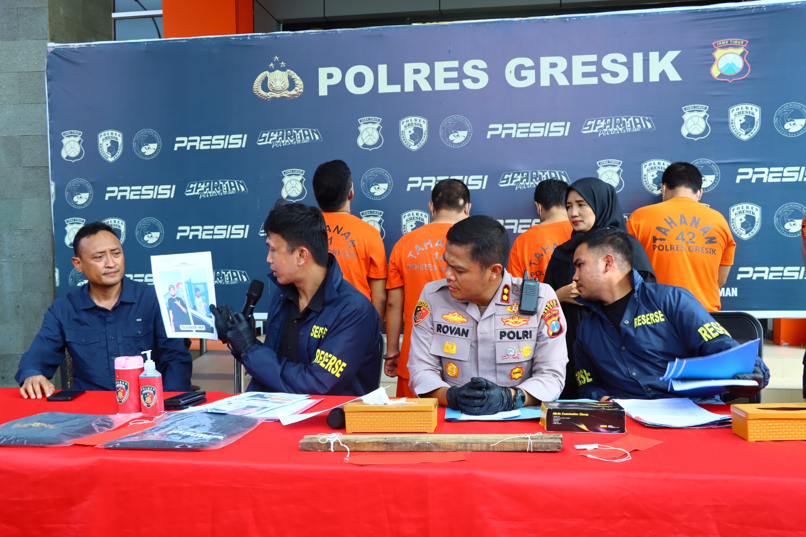 Lakukan Pengeroyokan,Polres Gresik Tangkap Kelompok LSM Laskar Sakera