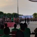 Ribuan Banser Gresik Deklarasi Jadi Patriot Ketahanan Pangan