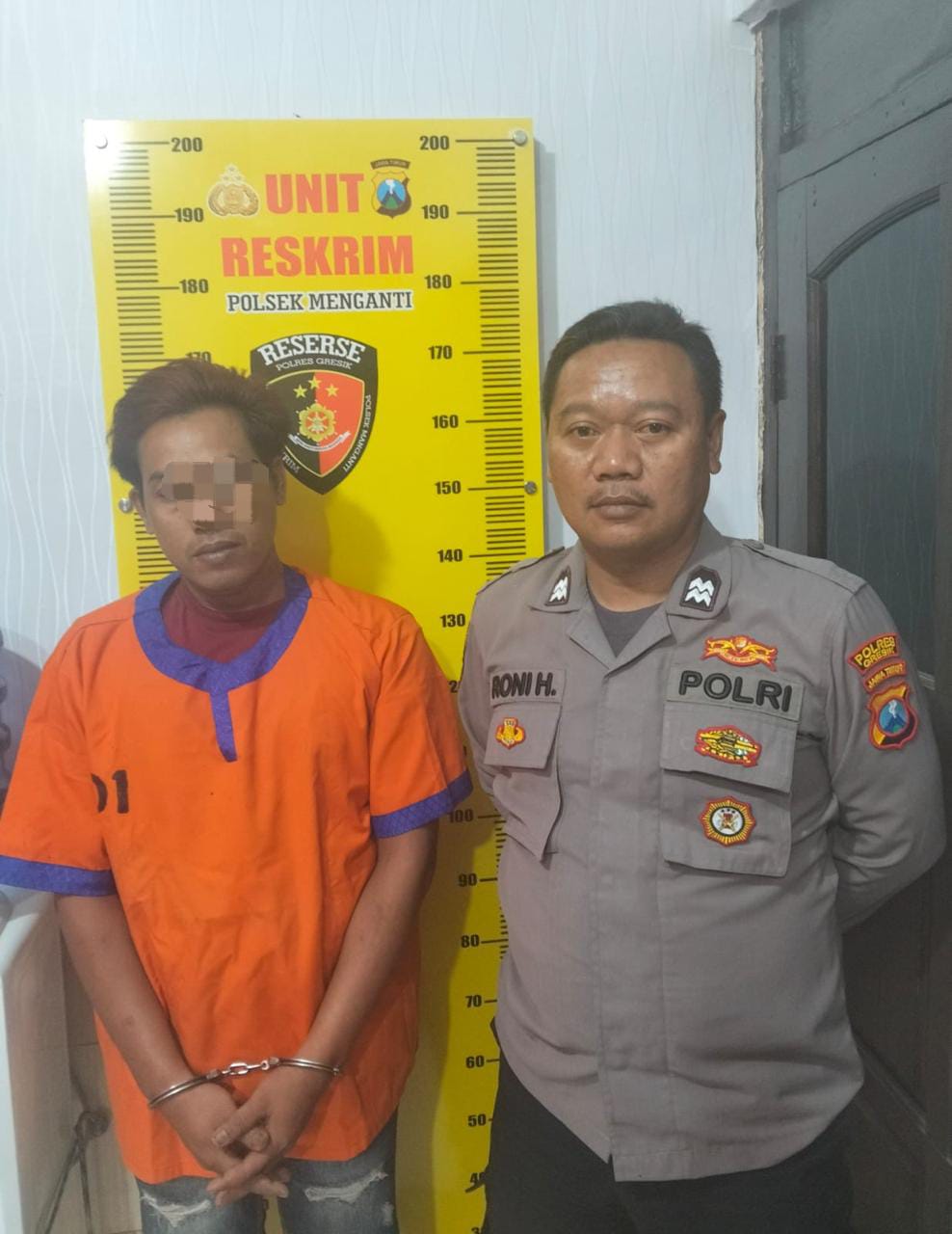 Polsek Menganti Tangkap Alap-Alap Curanmor Spesial TKP Tempat Ibadah