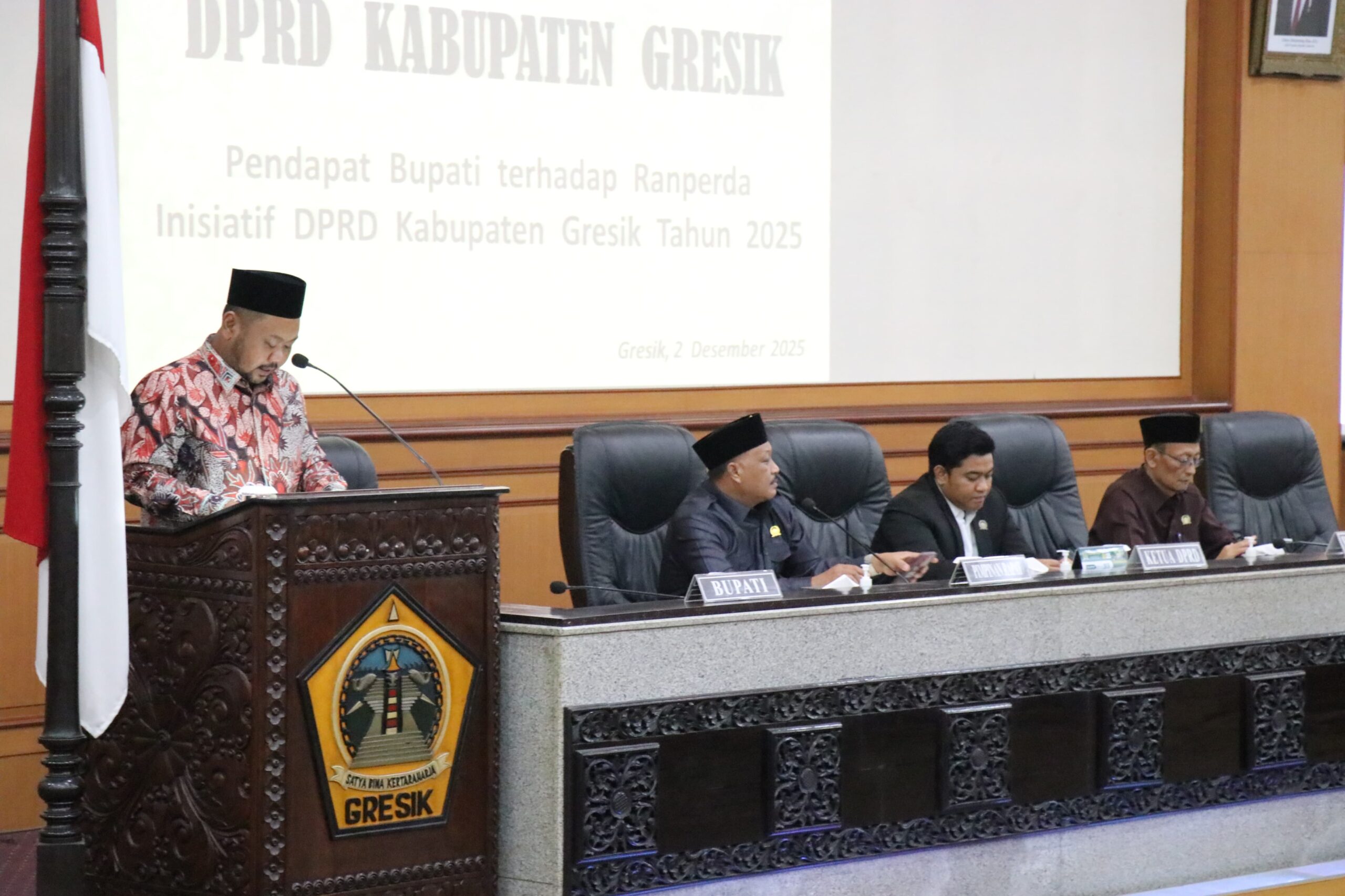 Bupati Kritisi 5 Ranperda Inisiatif DPRD Gresik