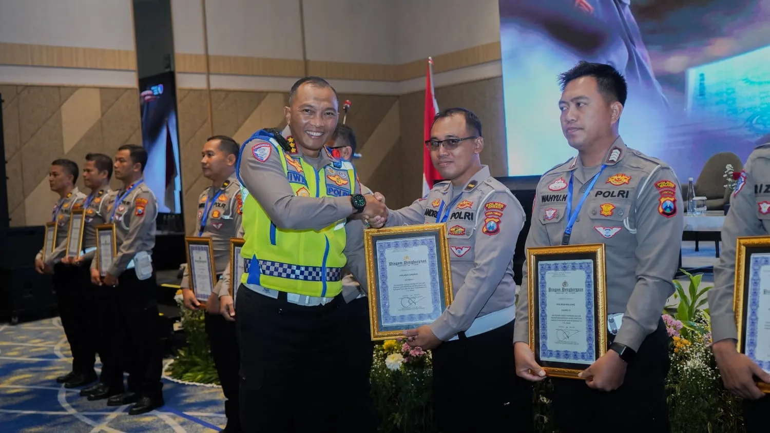 Satlantas Polres Gresik Raih Juara 1 Kategori Video Rampcheck se- Jawa Timur