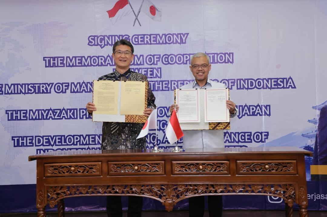 Perluas Peluang Penempatan Magang Teknis ke Jepang, Kemnaker RI Gandeng Prefektur Miyazaki