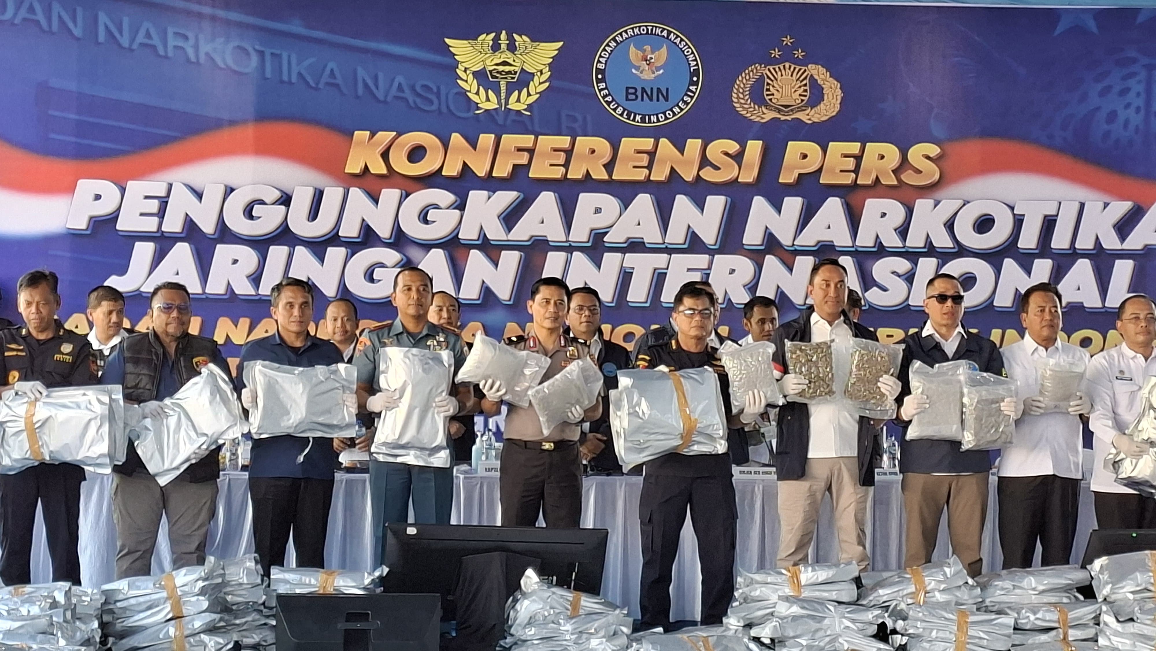 BNN dan Bea Cukai Gagalkan Penyelundupan Narkoba Senilai Rp 4,5 T