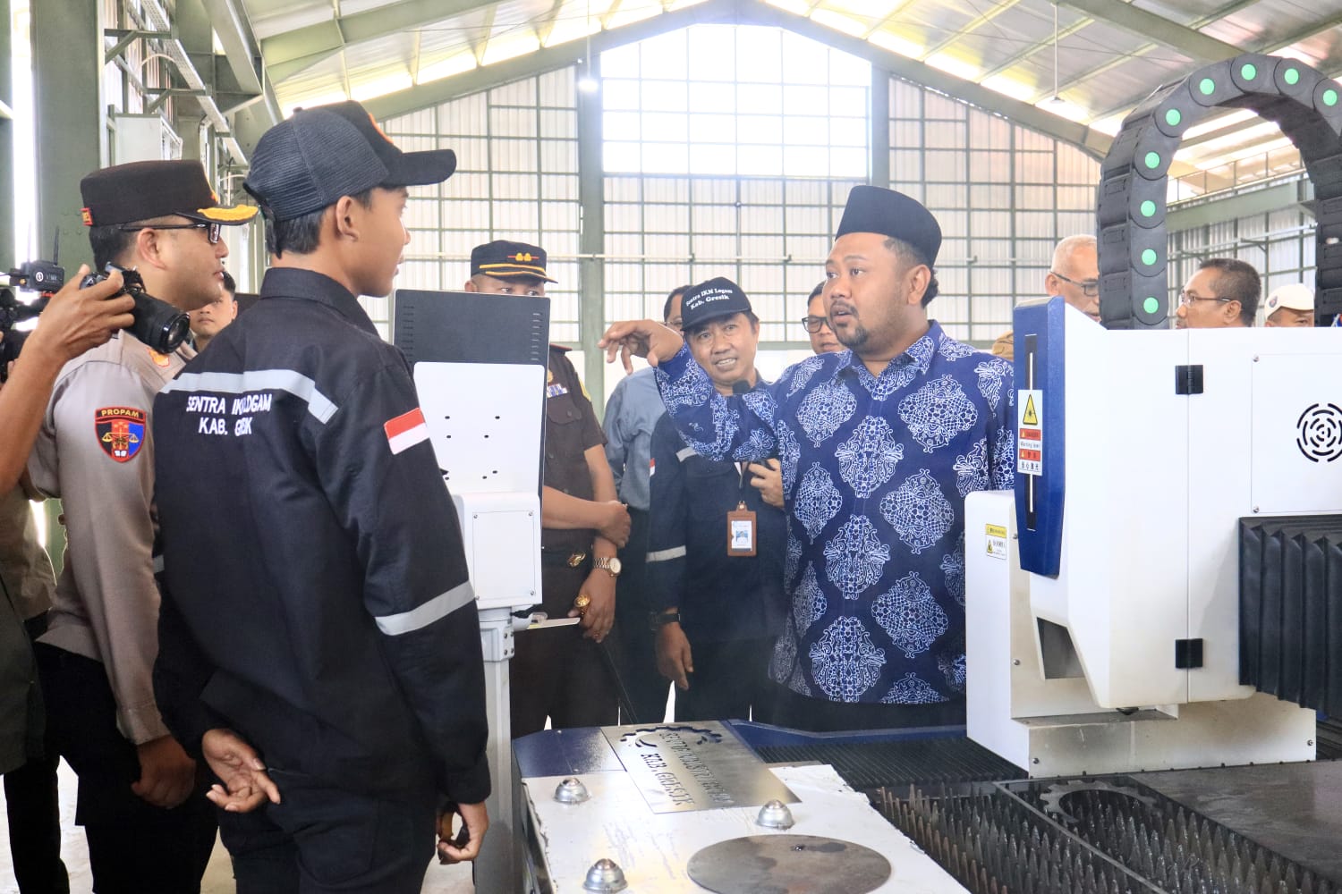 Bupati Resmikan Sentra IKM Logam Gresik