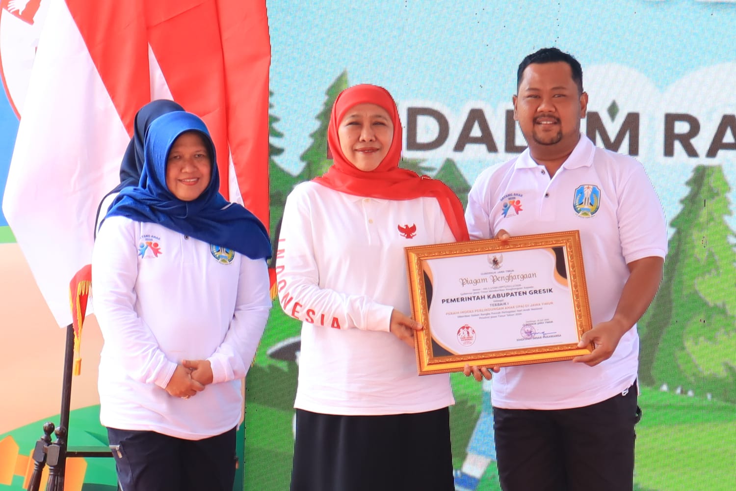 Gresik Peringkat 1 Se- Jatim untuk Indeks Perlindungan Anak