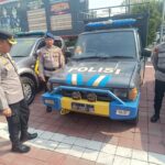 Bid Log Polda Jatim Periksa Kendaraan Operasional Polres Gresik