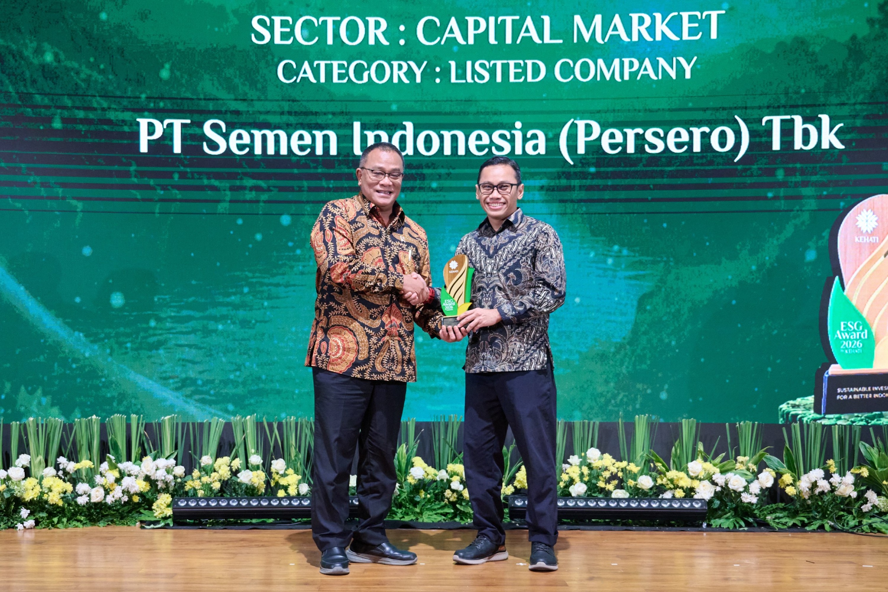 Penerapan Berjalan Baik, SIG Raih ESG Award 2026