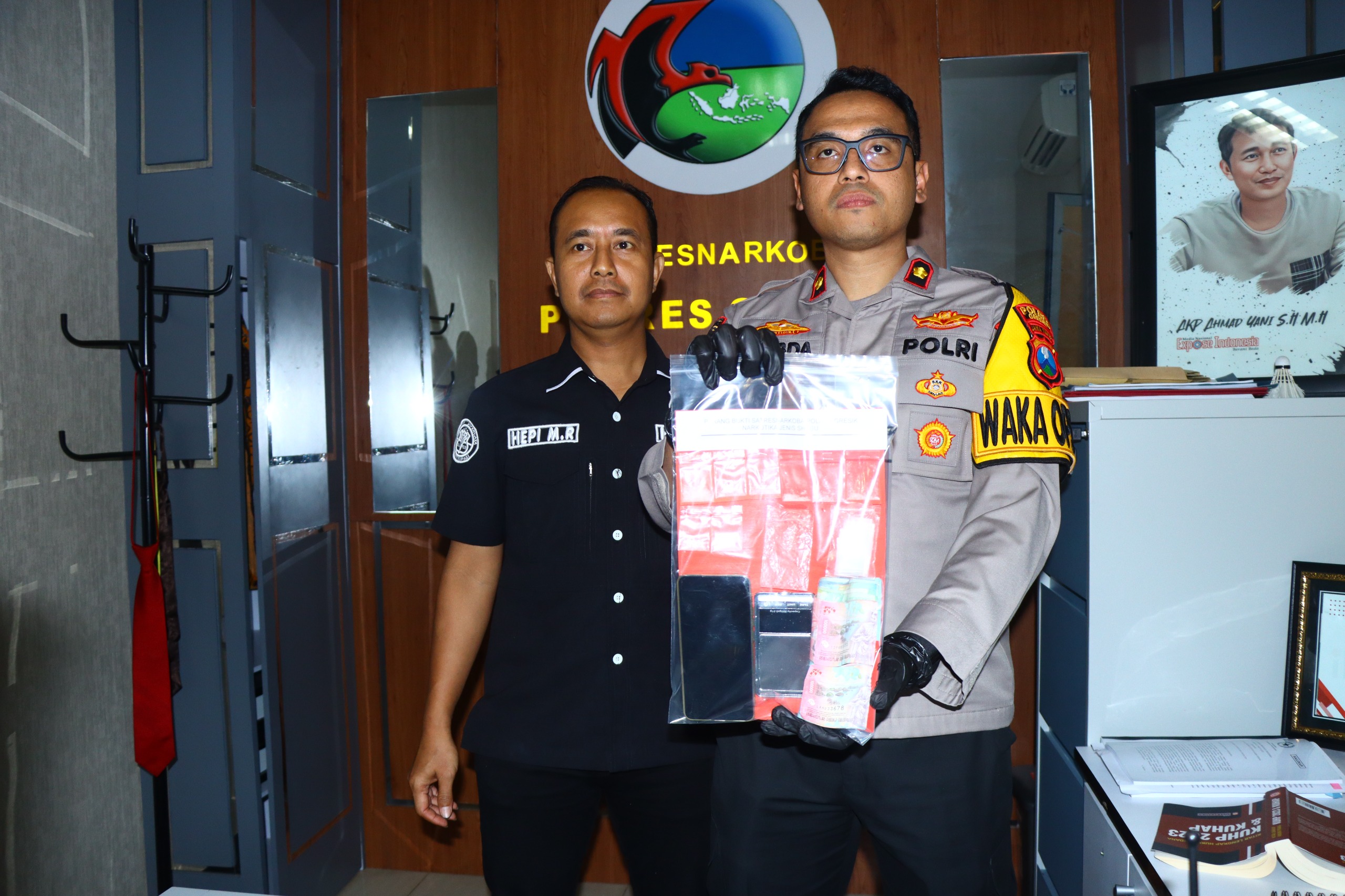 Polres Gresik Tangkap Residivis Judol Jadi Pengedar Sabu