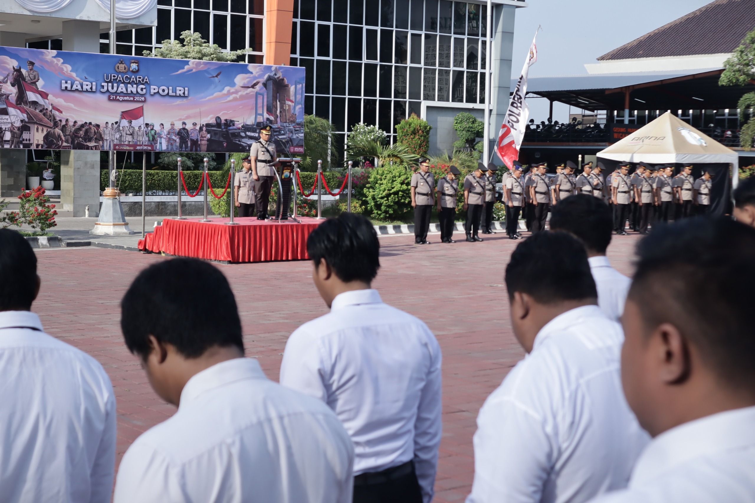 Peringati Hari Juang Polri 2026 Jadi Motivasi Anggota Polres Gresik Bekerja Profesional Layani Masyarakat