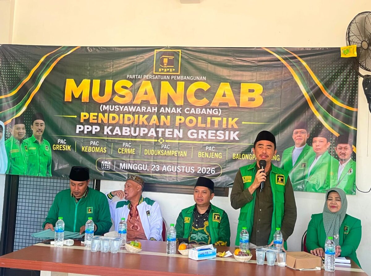 Bentuk PAC yang Solid, DPC PPP Gresik Gelar Musancab Serentak