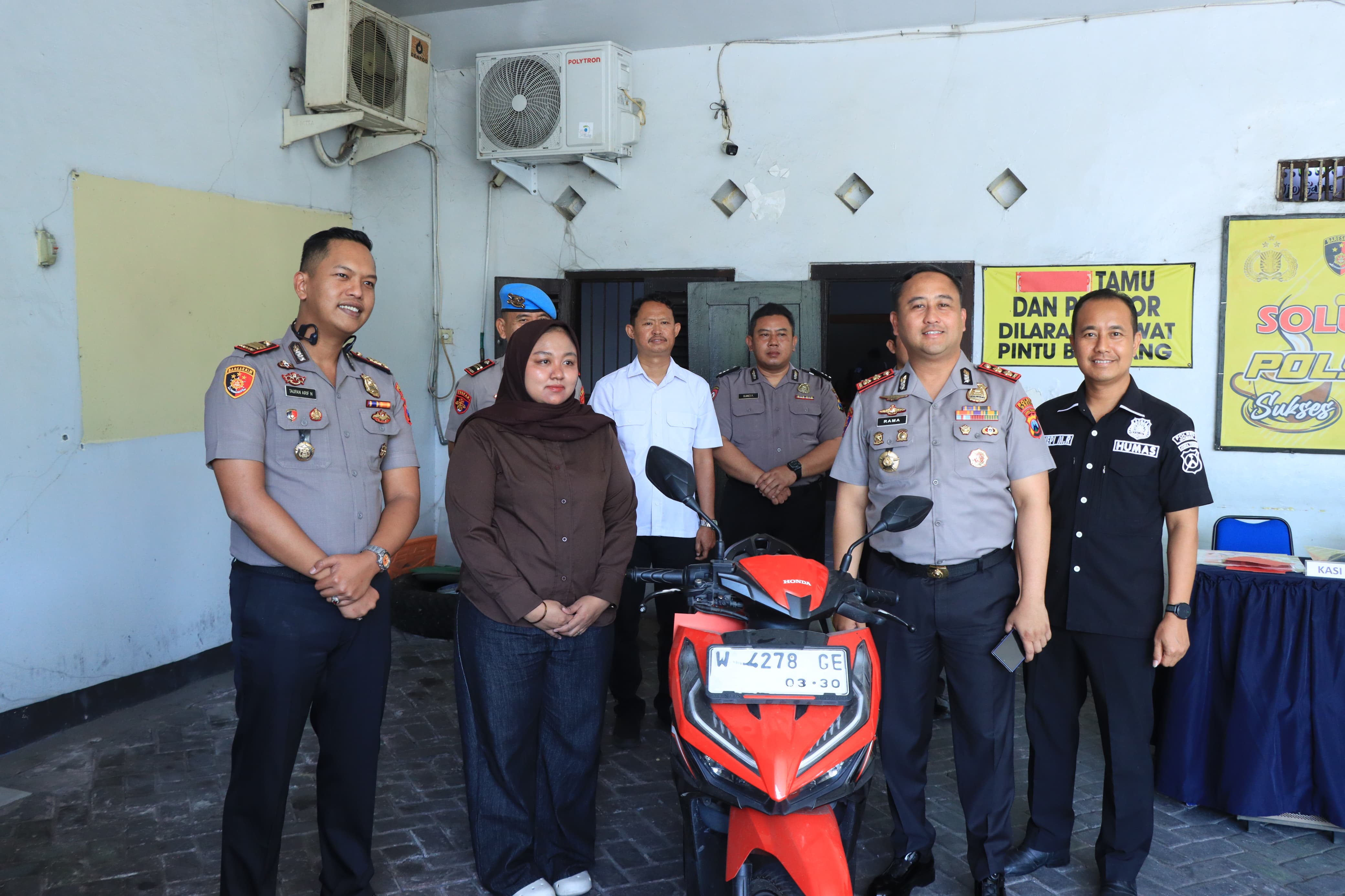 Satu Alap- Alap Curanmor Tertangkap Ketika Beraksi di Parkiran Minimarket di Kecamatan Cerme