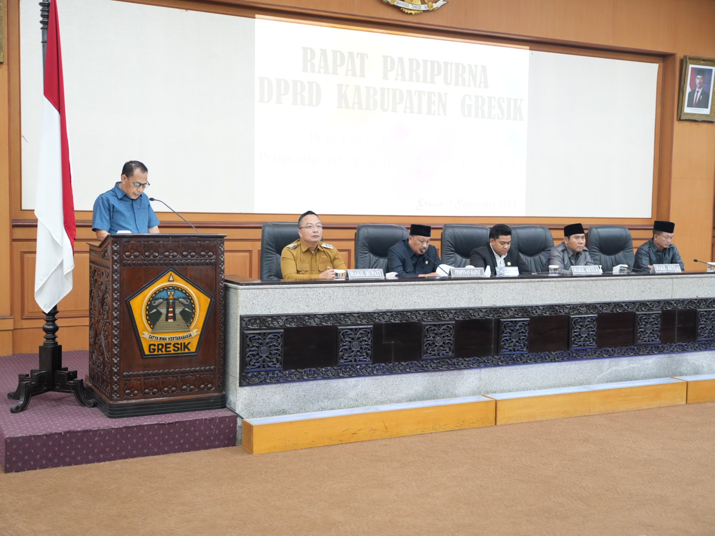 DPRD Gresik Setujui Ranperda Pilkades Serentak Bergelombang pada Perubahan Kedua Propemperda Tahun 2026.