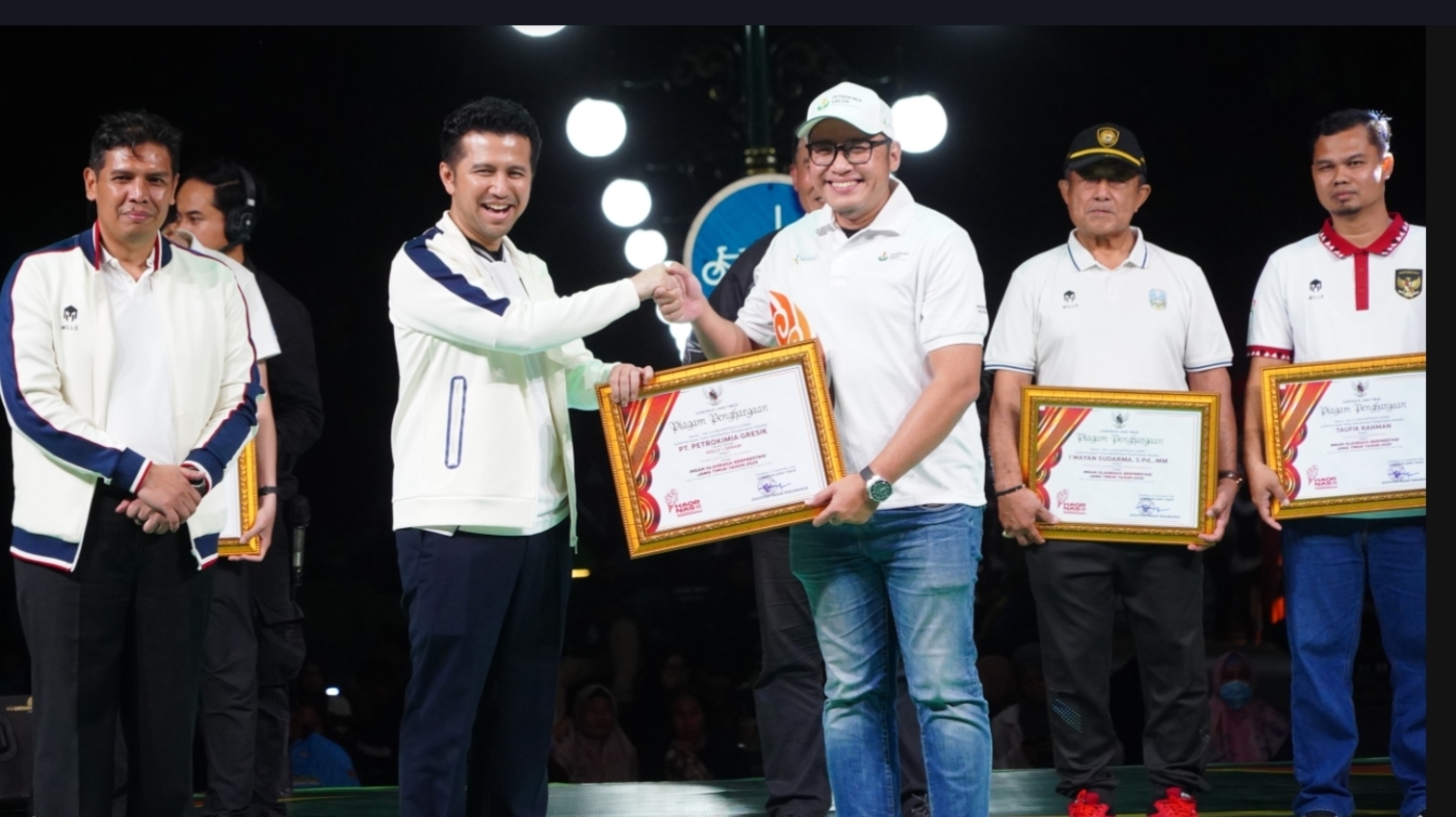 Konsisten Dukung Pembinaan Atlet, PG Terima Penghargaan JATIM SPORT1V