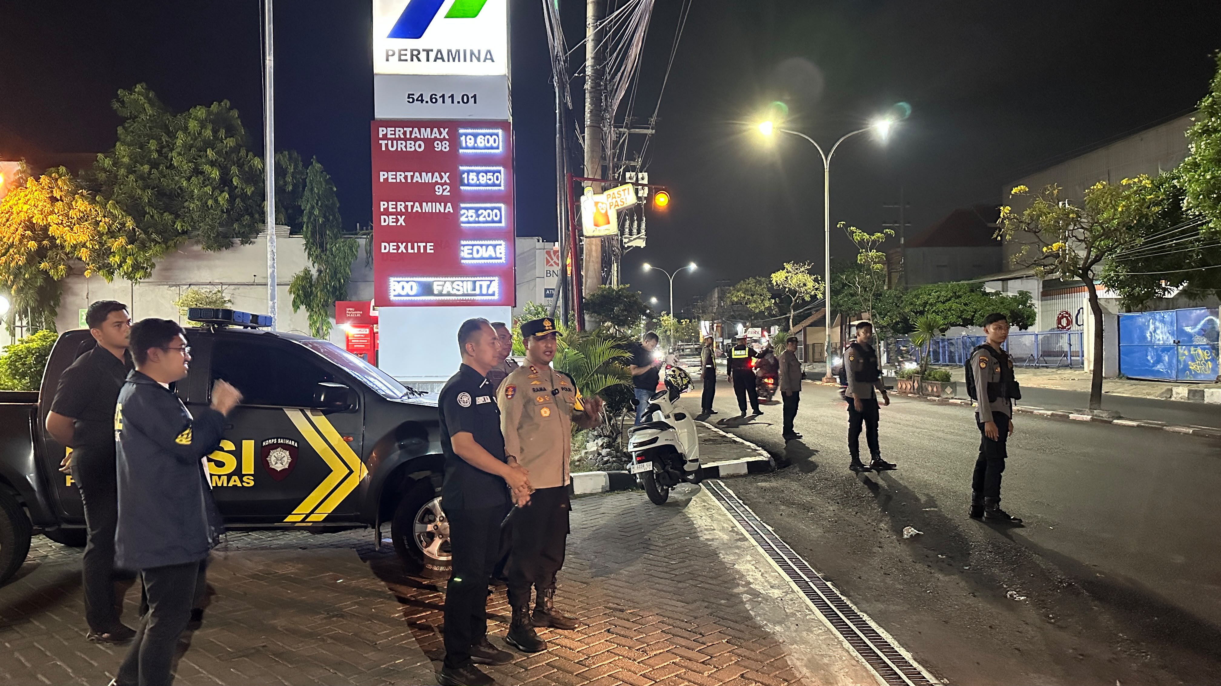 Cek di Sejumlah SPBU, Polres Gresik Pastikan Stok BBM Aman ﻿