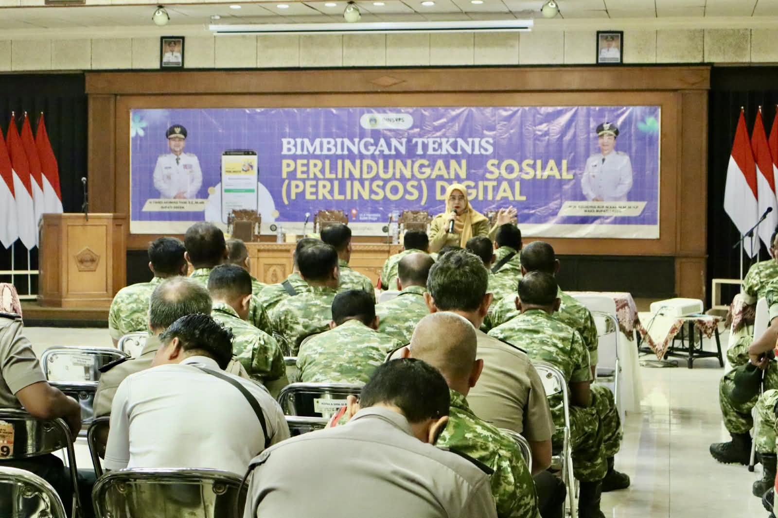 Anggota TNI – Polri Ikuti Bimtek Perlinsos Digital